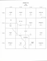 Cedar County Code Map, Cedar County 1977
